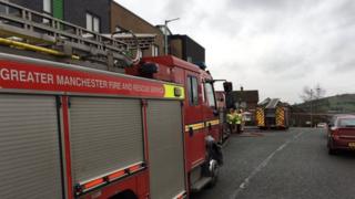 Fire at flat