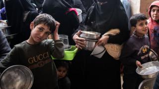idlib'den kaçan siviller