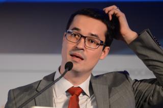Procurador do Ministério Público Federal e coordenador da força tarefa da Operação Lava Jato, Deltan Dallagnol, fala no Congresso da Associação Brasileira de Private Equity & Venture Capital em 2016