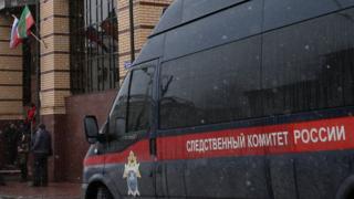 Автомобиль Следственного комитета у здания управления СК по Татарстану