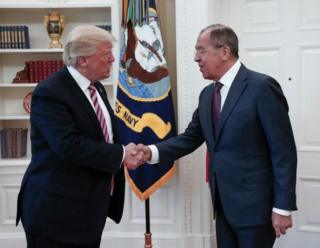 АКШ Президенти Дональд Трамп Орусиянын Тышкы иштер министри Сергей Лавров
