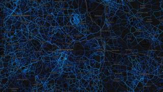 West Midlands - running routes (by Strava users 2015)