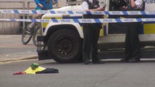 Waring Street in Belfast, where the attack happened