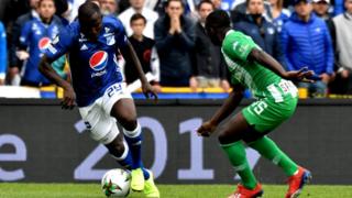 Partido entre Millonarios y Atlético Nacional