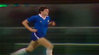 Keith Pontin playing for Cardiff City