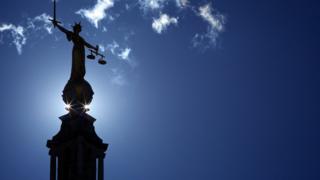 Lady Justice at the Old Bailey