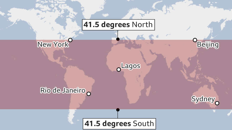 chinese rocket crash location map