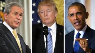 Les anciens présidents américains, Barack Obama et George W Bush, ont émis leurs inquiétudes concernant le climat politique actuel aux Etats-Unis.