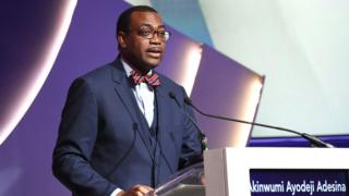Shugaban Bankin raya kasashen Afirka na AfDB Akinwumi Adesina