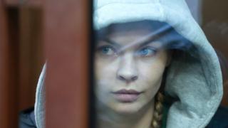 Настя Рыбка в суде в Москве