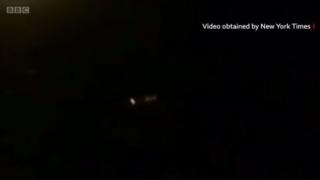 ミサイルがウクライナ航空機を撃墜した様子と思われる動画(米紙ニューヨーク・タイムズが入手)