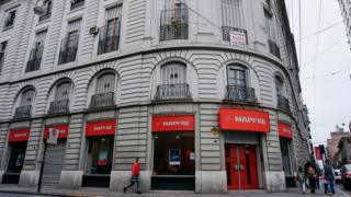 View of the building where Ernesto Che Guevara's was born in Rosario, Argentina. File photo