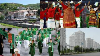 Delegações do Turcomenistão e Djibuti