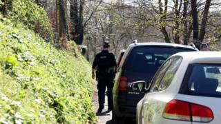 PSNI Easter patrols in Belfast
