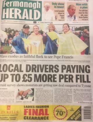 Fermanagh herald front page