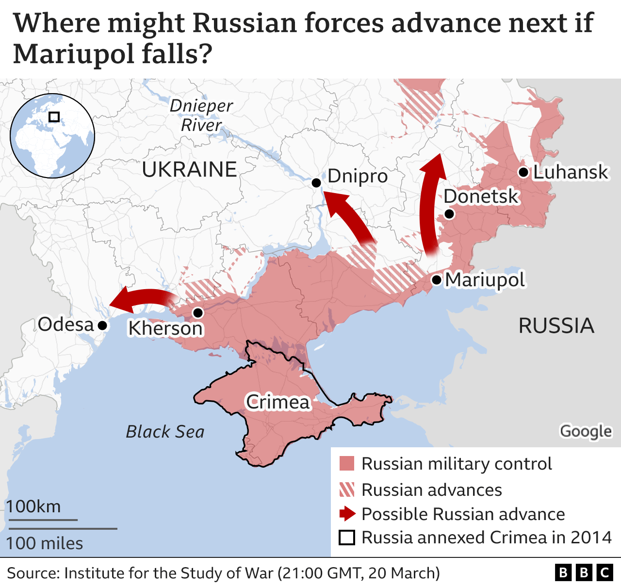 Mariupol Why Mariupol Is So Important To Russia S Plan BBC News    123816808 Ukraine Rafter Mariupol Advances 2x640 Nc 