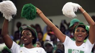 Des cheerleaders nigérianes.