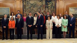 Felipe VI y el nuevo gobierno.