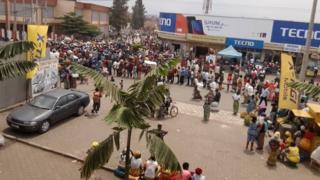 Umupaka wa 'petite barrière' ku Gisenyi