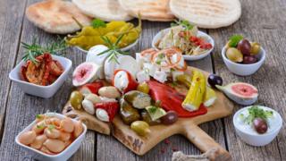 Table full of food