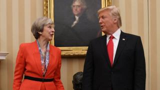 PM May - Presiden Trump