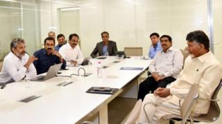దర్శకుడు రాజమౌళి తదితరులతో సీఎం చంద్రబాబు భేటీ