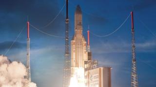 Arianespace စခန်းကနေ လွှတ်တင်ခဲ့တဲ့ ဂြိုဟ်တုတစ်စင်း
