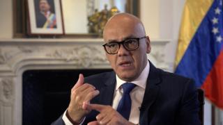 Jorge Rodríguez, ministro para la Comunicación e Información de Venezuela