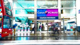 Currys PC World и Carphone Warehouse store