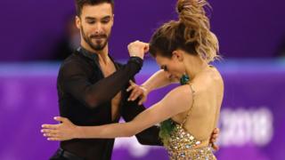 French figure skating team, Gabriella Papadakis and Guillaume Cizeron