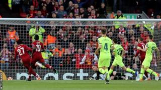 Origi ayaa goolkii ugu horreeyay dhaliyay daqiiqaddii 7-aad