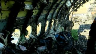Видео изнутри сгоревшего "Суперджета"