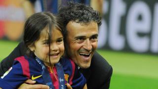 Luis Enrique y Xana.