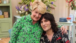 Sandi Toksvig and Noel Fielding