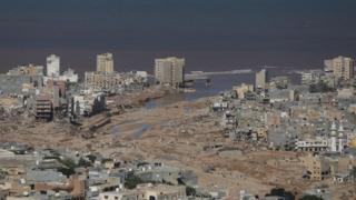 Flooded city of Derna