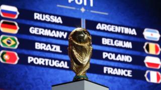 El trofeo del Mundial