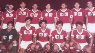 Chinese men's football team in 1980s
