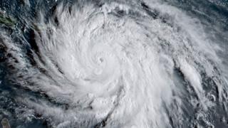 Hurricane Maria on Tuesday