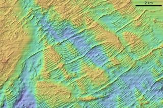 Atlas de formas de relieves glaciales submarinas