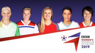 Pernille Harder, Ada Hegerberg, Lindsey Horan, Sam Kerr, Saki Kumagai