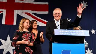 Scott Morrison and his family