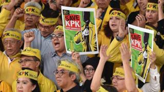 demo dukung KPK
