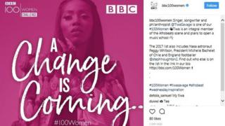 100 Women na BBC multi-format series start since 2013
