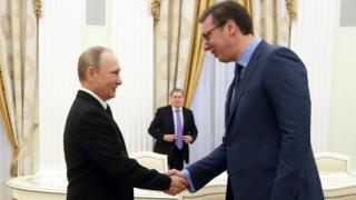 Putin i Vučić u Kremlju, 27. marta 2017 u Moskvi