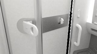 Photo of the new 'elbow doorknob'