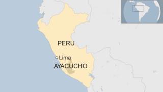 Map of Peru