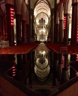 Ladders of Light installation at Salisbury Cathedral
