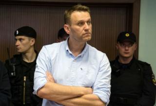 Алексей Навальный в суде