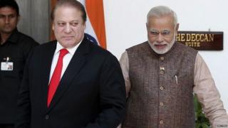 नरेंद्र मोदी, नवाज़ शरीफ, पाकिस्तान, भारत