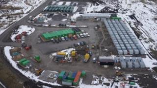 SSE block at Stronlairg